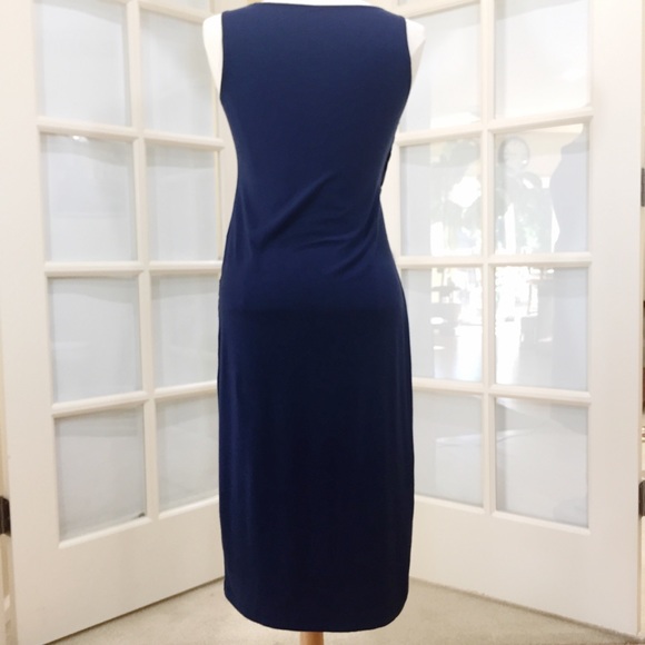 Fabletics Navy Blue Sleeveless Jersey Tank Dress XS - Picture 6 of 13